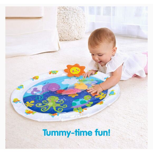 Baby Tummy Time Water Play Mat Ocean Themed - Picture 5 of 6